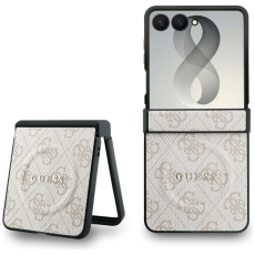 Guess - Guess Mobilskal F&ouml;r Galaxy Z Flip 8 MagSafe 4G Classic - Rosa
