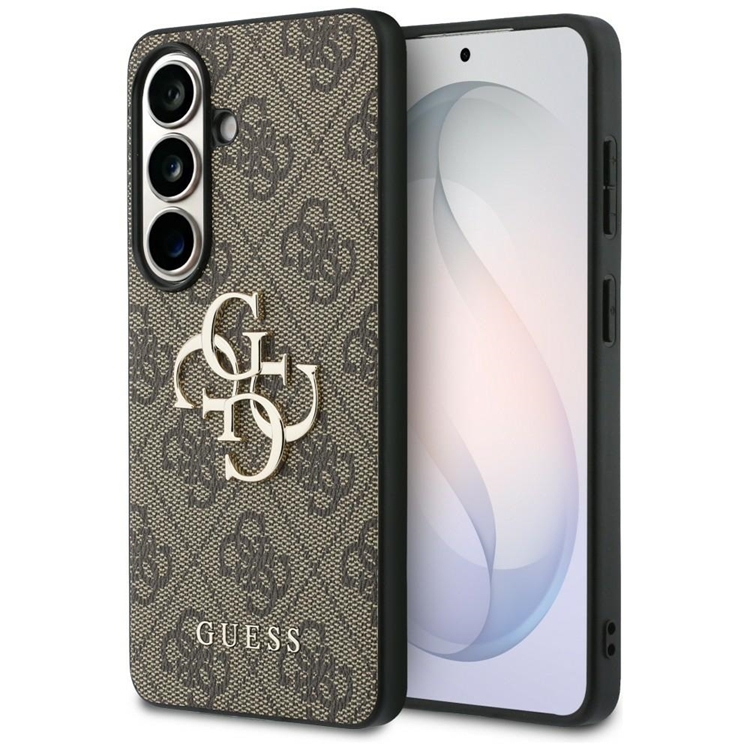 Guess Mobilskal För Galaxy S26 MagSafe 4G Big Metal Logo - Brun