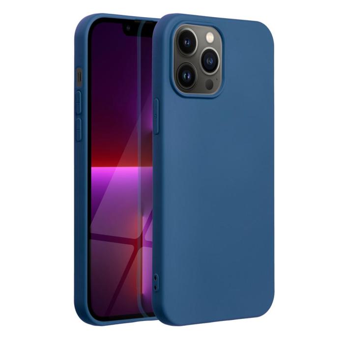 Forcell - Forcell iPhone 14 Pro Max Skal Silikon Lite Blå