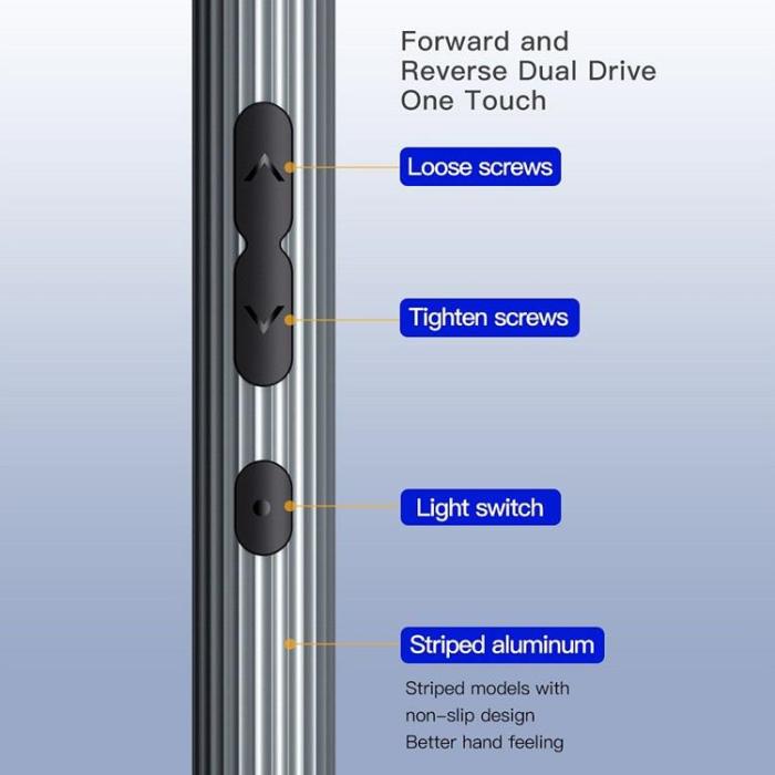 UF-TOOLS - UF-TOOLS - 58-i-1 N20 Elektrisk Skruvmejsel med Utbytbara Bits