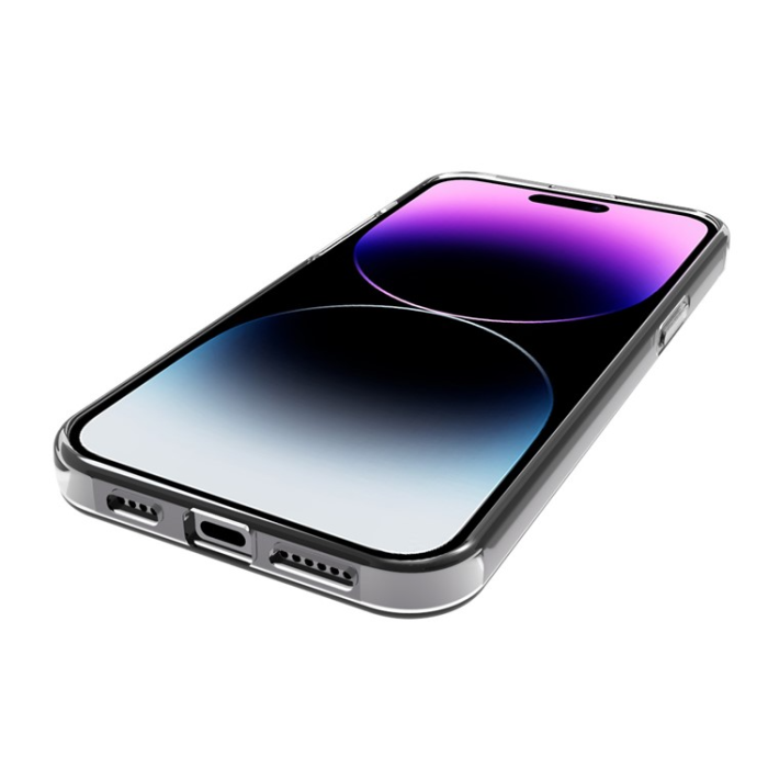 A-One Brand - iPhone 15 Pro Max Mobilskal Shockproof Thin TPU - Clear