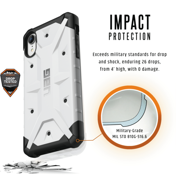 UTGATT5 - UAG Pathfinder Cover till iPhone XR - Vit
