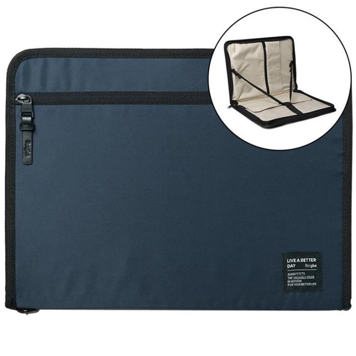 OEM - Ringke Smart Zip Datorfodral upp till 13'' - Marinblå