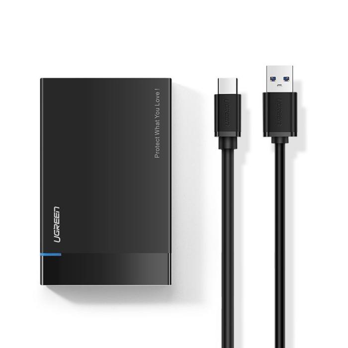 UTGATT1 - UGreen hard drive HDD SSD SATA 2,5 USB 3.2 USB Type C Svart