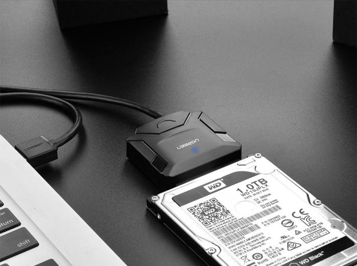 Ugreen - Ugreen HDD SSD USB 3.0 - SATA adapter Svart