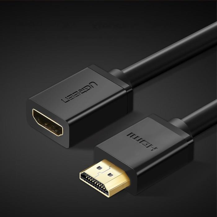 Ugreen - UGreen HDMI - HDMI Kabel adapter 4K 10.2 Gbps 340 Mhz Svart