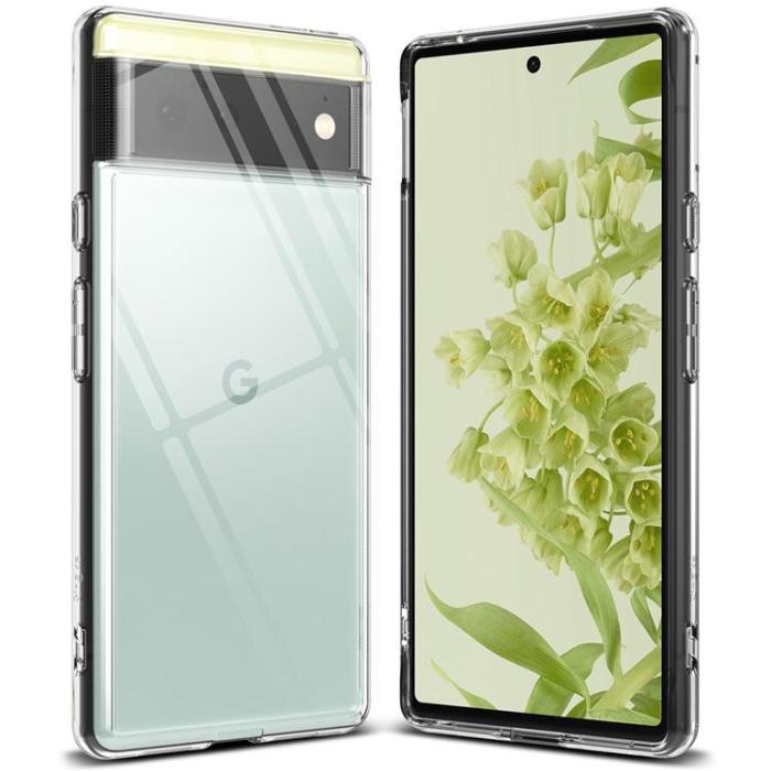 UTGATT1 - Ringke Fusion Bumper Skal Google Pixel 6 - Transparent