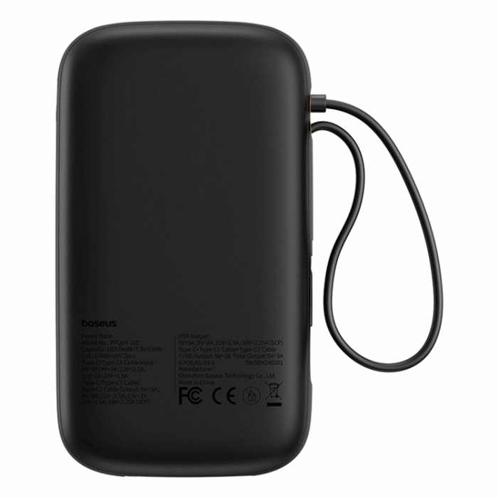 BASEUS - Baseus Powerbank 20000mAh 30W QPow 2 - Svart