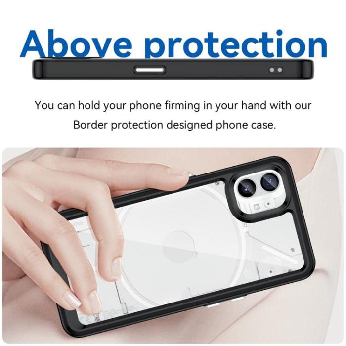 A-One Brand - Nothing Phone 1 Skal Hybrid TPU - Svart