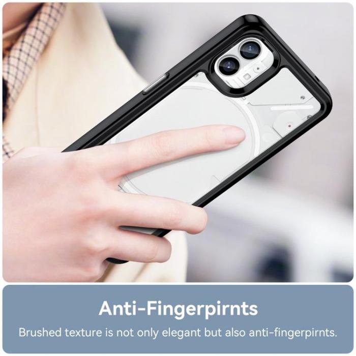A-One Brand - Nothing Phone 1 Skal Hybrid TPU - Svart