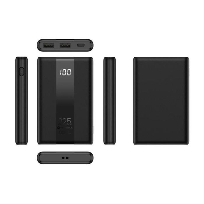 Forcell - Forcell Powerbank 10000 mAh 22.5W PD QC 3A Energo - Svart