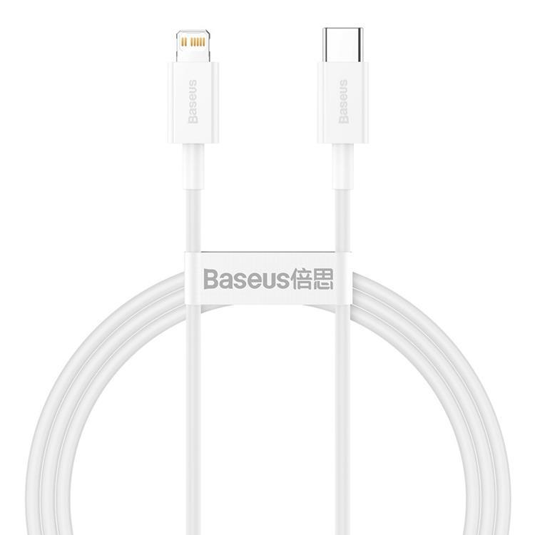 Baseus Superior USB-C till Lightning kabel 20 W 1m - Vit | 3541 | AlltMobil