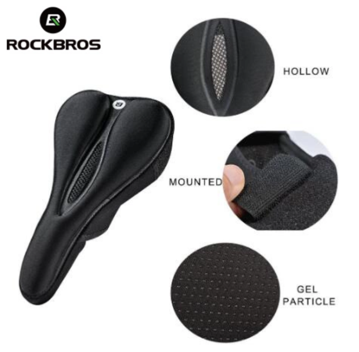 Rockbros - Rockbros gel Cykelsätesöverdrag av silikon - Large