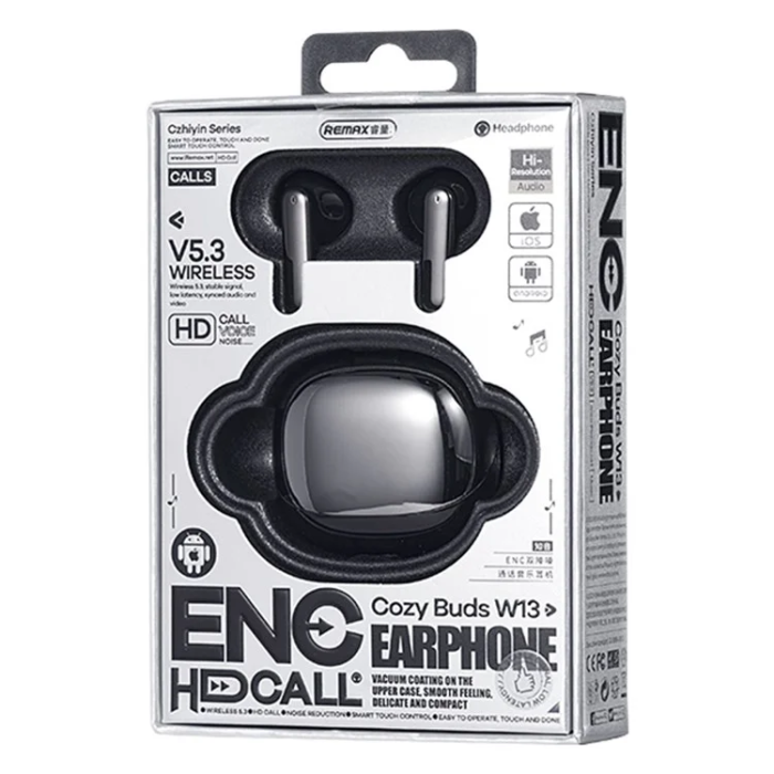 Remax - REMAX In-Ear Hörlurar Bluetooth ANC ENC CozyBuds W13