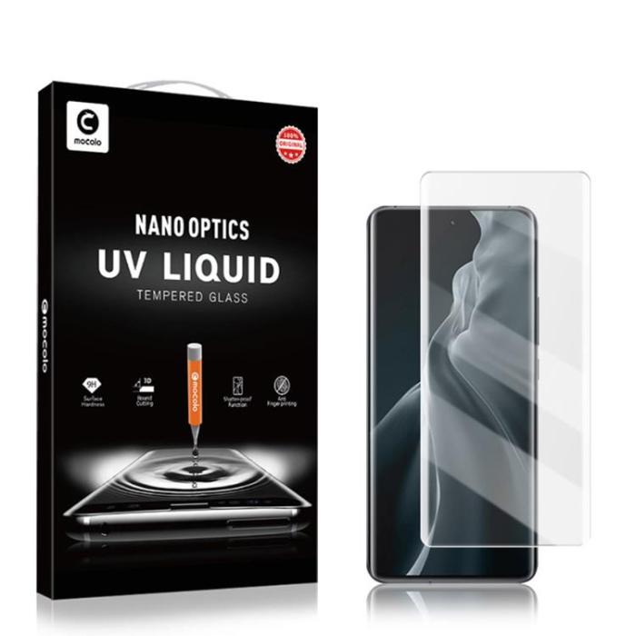 Mocolo - Mocolo 3D Curved Full Size UV Härdat Glas Skärmskydd Xiaomi 12 Pro