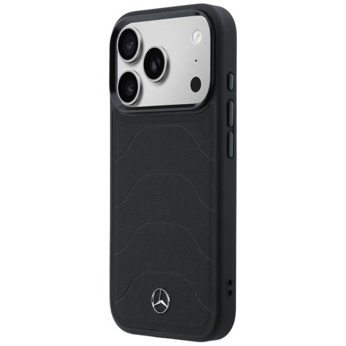 Mercedes - Mercedes Mobilskal För iPhone 17 Pro Max MagSafe Mesh with Bow Line - Svart