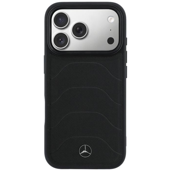 Mercedes - Mercedes Mobilskal För iPhone 17 Pro Max MagSafe Mesh with Bow Line - Svart