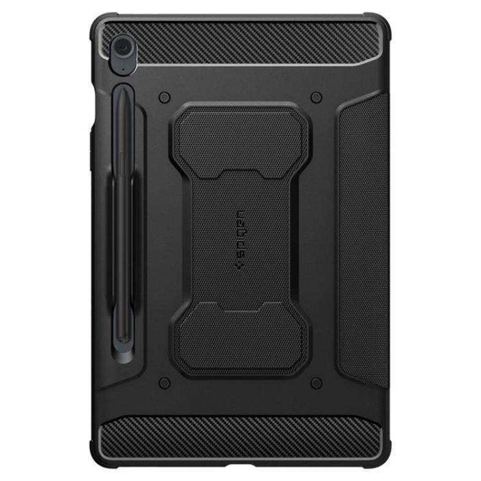 UTGATT - Spigen Galaxy Tab S9 FE Fodral Rugged Armor Pro - Svart
