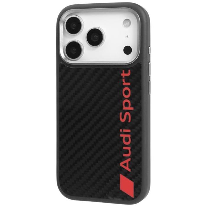 Audi - Audi iPhone 17 Pro Mobilskal MagSafe Carbon Fiber R8 - Svart