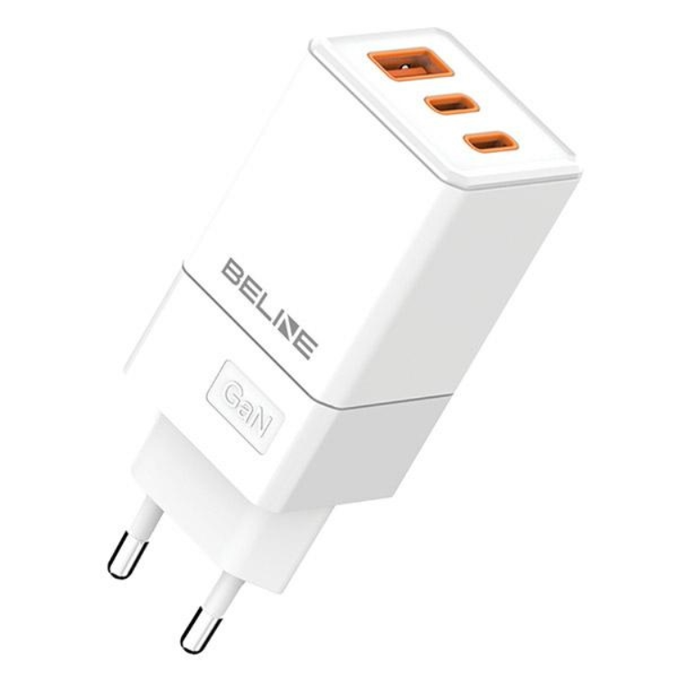 Beline Väggladdare 2x USB-C Till USB-A - Vit | 505295 | AlltMobil