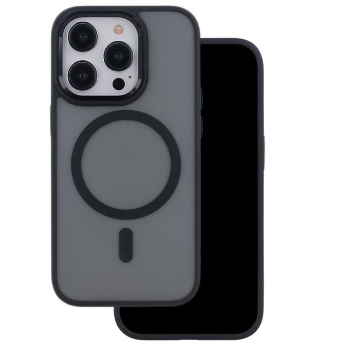 OEM - iPhone 12 Pro Max Mobilskal MagSafe Frozen - Svart
