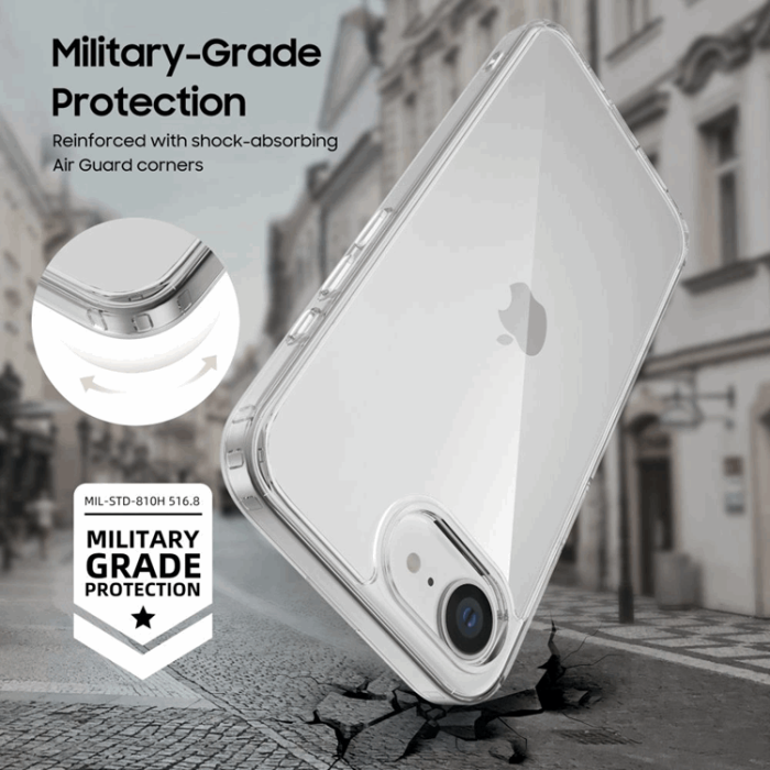 Tech-Protect - Tech-Protect Nothing Phone 3a Pro Mobilskal Flexair Hybrid - Clear