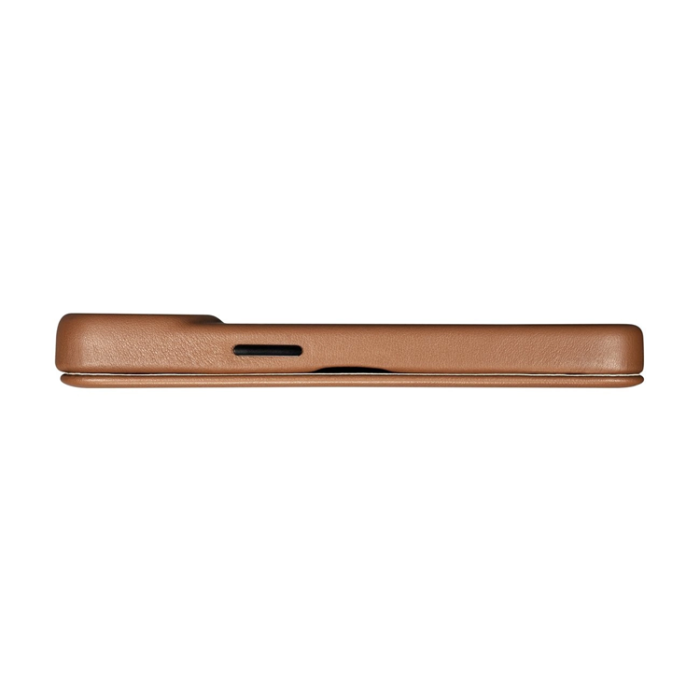 ICARER - iCarer iPhone 14 Pro Plånboksfodral Magsafe CE Läder - Brun