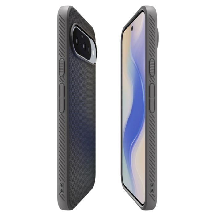 Spigen - Spigen Google Pixel 10/10 Pro Mobilskal Magsafe Liquid Air - Marble Grå