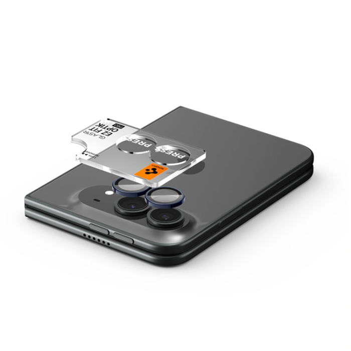 Spigen - Spigen [2-Pack] Härdat Glas Kameralinsskydd För iPhone Duo EZ Fit Optik Pro