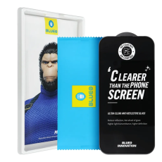 BlueO - BlueO iPhone 17 Härdat Glas Skärmskydd Premium AR Mr. Monkey