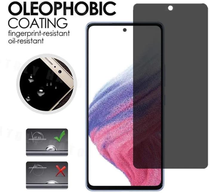 A-One Brand - Privacy Härdat Glas Skärmskydd Samsung Galaxy A53 5G Skärmskydd