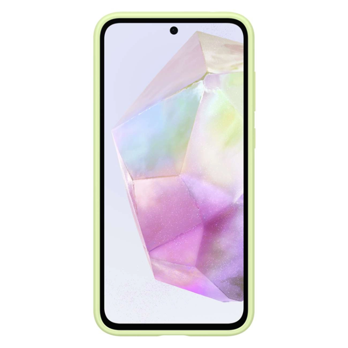 Samsung - Samsung Galaxy A35 Mobilskal Korthållare - Grön