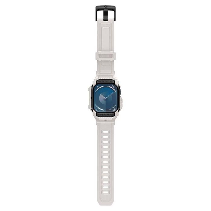 Spigen - Spigen Apple Watch 46mm Series 10 Armband Rugged Armor Pro