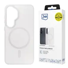 3MK - 3mk Mobilskal F&ouml;r Galaxy S26 MagSafe Smoke - Vit