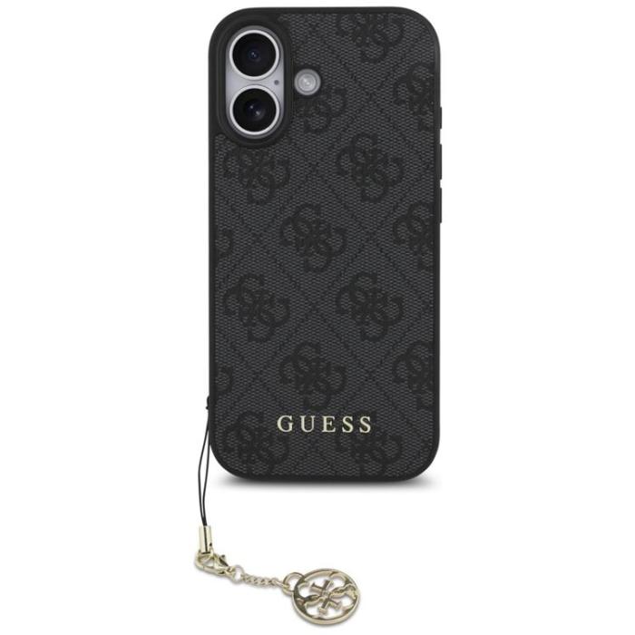 Guess - Guess iPhone 17 Mobilskal MagSafe 4G Charms Collection - Svart