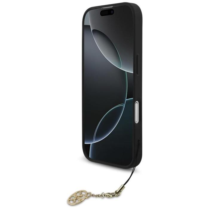 Guess - Guess iPhone 17 Mobilskal MagSafe 4G Charms Collection - Svart