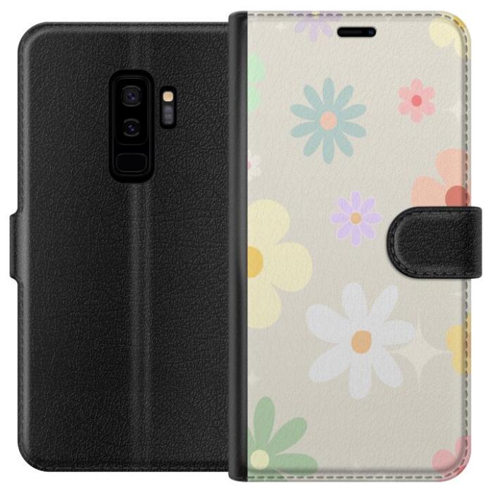 iSecrets - Plånboksfodral till Samsung Galaxy S9+ med fejdande blommor