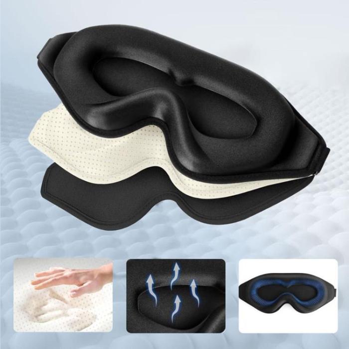 Tech-Protect - Tech-Protect Eyeshade Sömnmask - Matte Svart