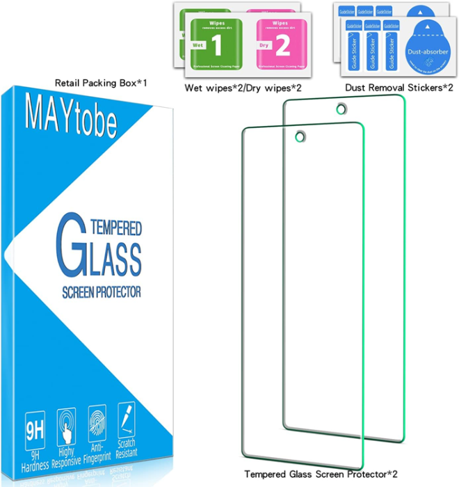A-One Brand - [2-PACK] Google Pixel 7a Härdat Glas Skärmskydd - Clear