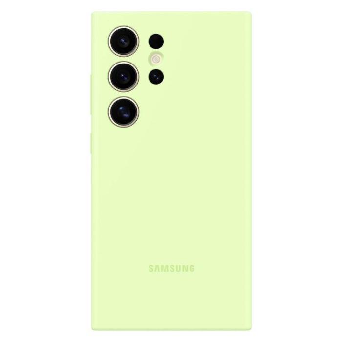 Samsung - Samsung Galaxy S24 Ultra Mobilskal Silikon - Ljusgrön