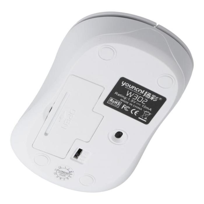 A-One Brand - Trådlös datormus R512B - Vit