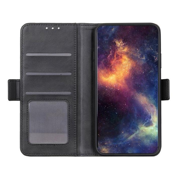 OEM - Mobilskal till Samsung Galaxy S26 Ultra Ställ KonstLäder - Svart