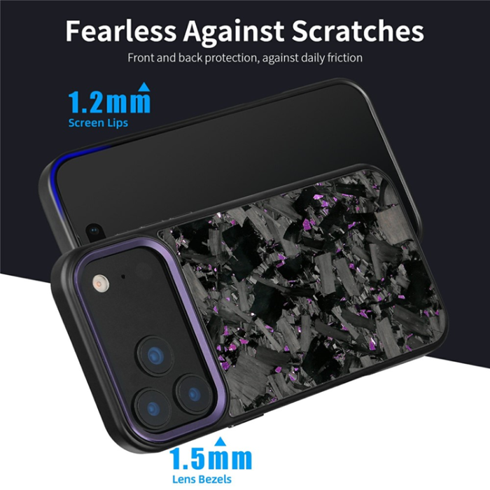 A-One Brand - iPhone 17 Pro Mobilskal MagSafe Aramid Fiber Large - Lila