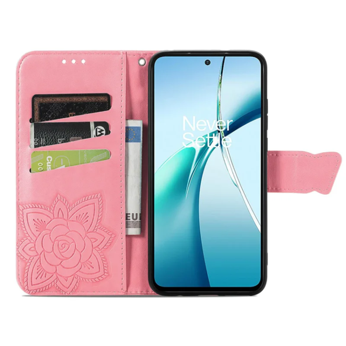A-One Brand - Xiaomi 15 Ultra Plånboksfodral Butterfly Pattern - Rosa