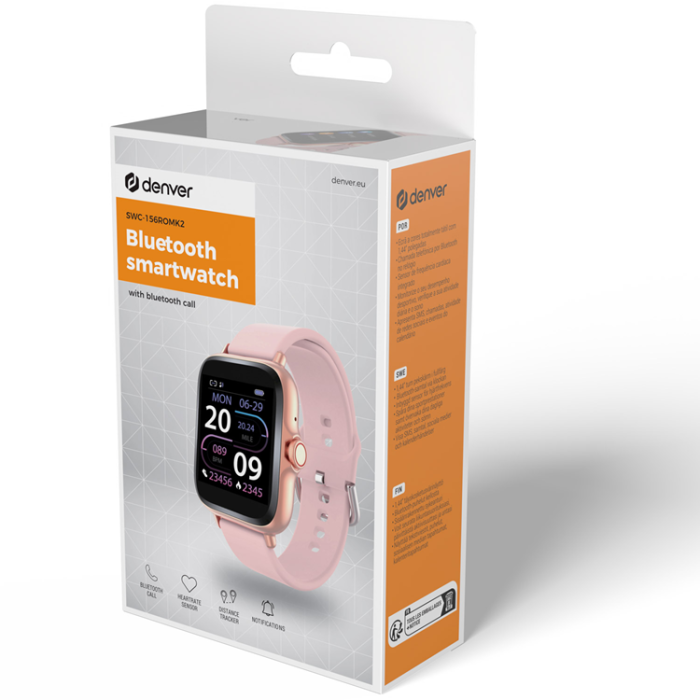 Denver - Denver Smartwatch Heart Sensor - Rosa
