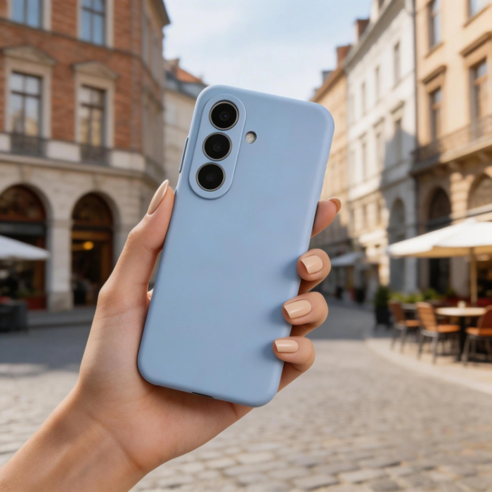 Tech-Protect - Tech-Protect Mobilskal För Galaxy S26 Magsafe Silikon - Sky Blå