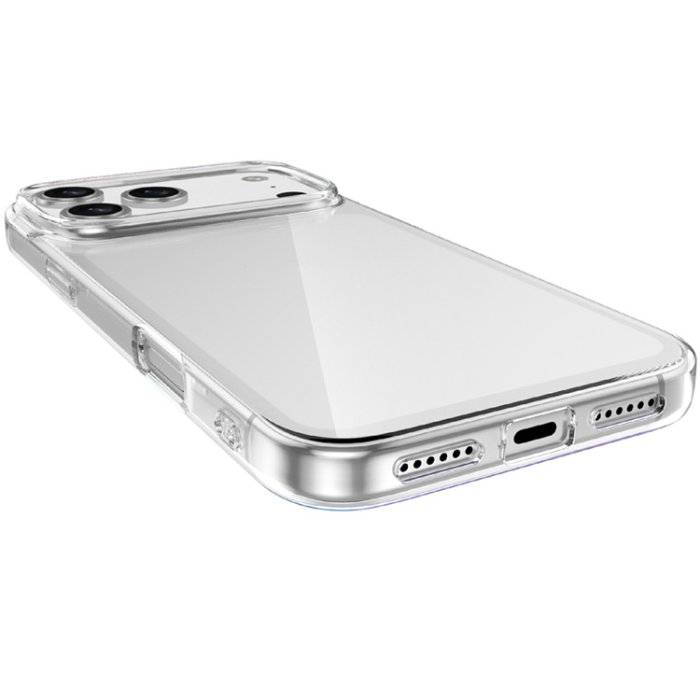 A-One Brand - iPhone 17 Pro Mobilskal TPU med Härdat Glas - Clear