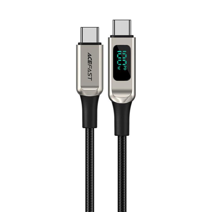 UTGATT - Acefast USB-C till USB-C 100W 2m - Silver