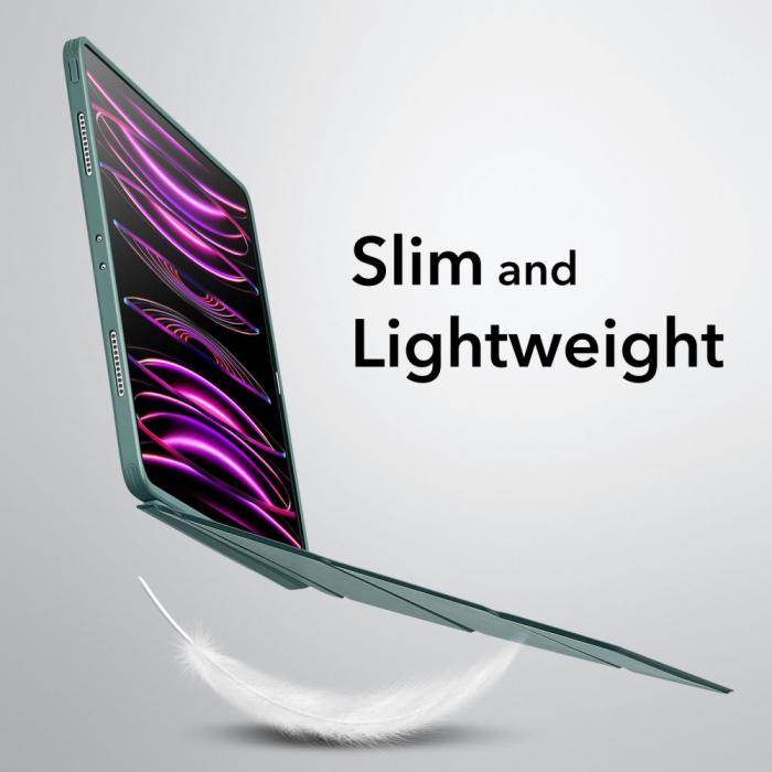 ESR - ESR iPad Pro 12.9 (2021/2022) Fodral Ascend Trifold - Skog grön