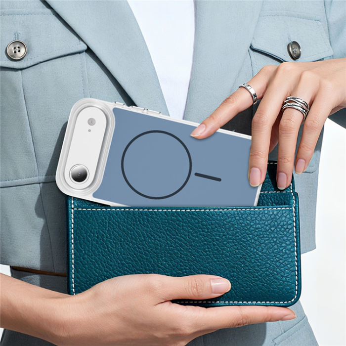 A-One Brand - iPhone Air Mobilskal MagSafe Skin Touch TPU PC - Blå